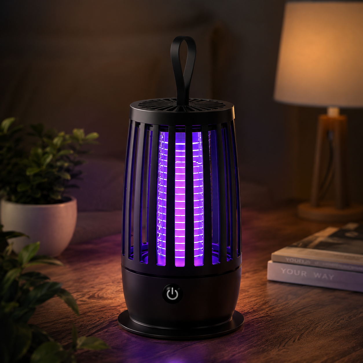 LumiVibe™ — Lampe Anti-Moustiques 2-en-1 Veilleuse & Piège Électrique
